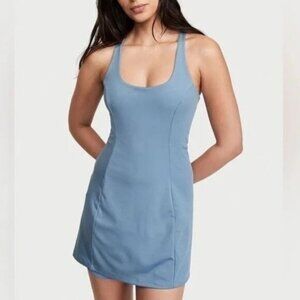 Victoria's Secret Size XXL Essential Sport Dress Active Faded Denim Blue EUC